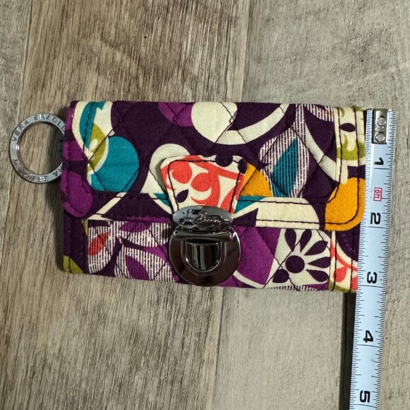 Vera Bradley Multi-Color Floral Folded Women's Wallet One Size - Picture 4 of 5